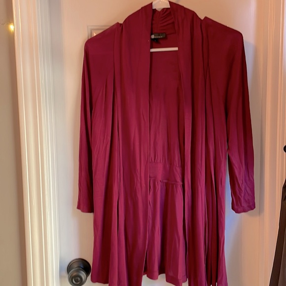 Burgundy light weight jacket size M - Picture 3 of 7